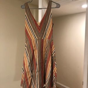 Midi V-Neck Anthropologie Dress